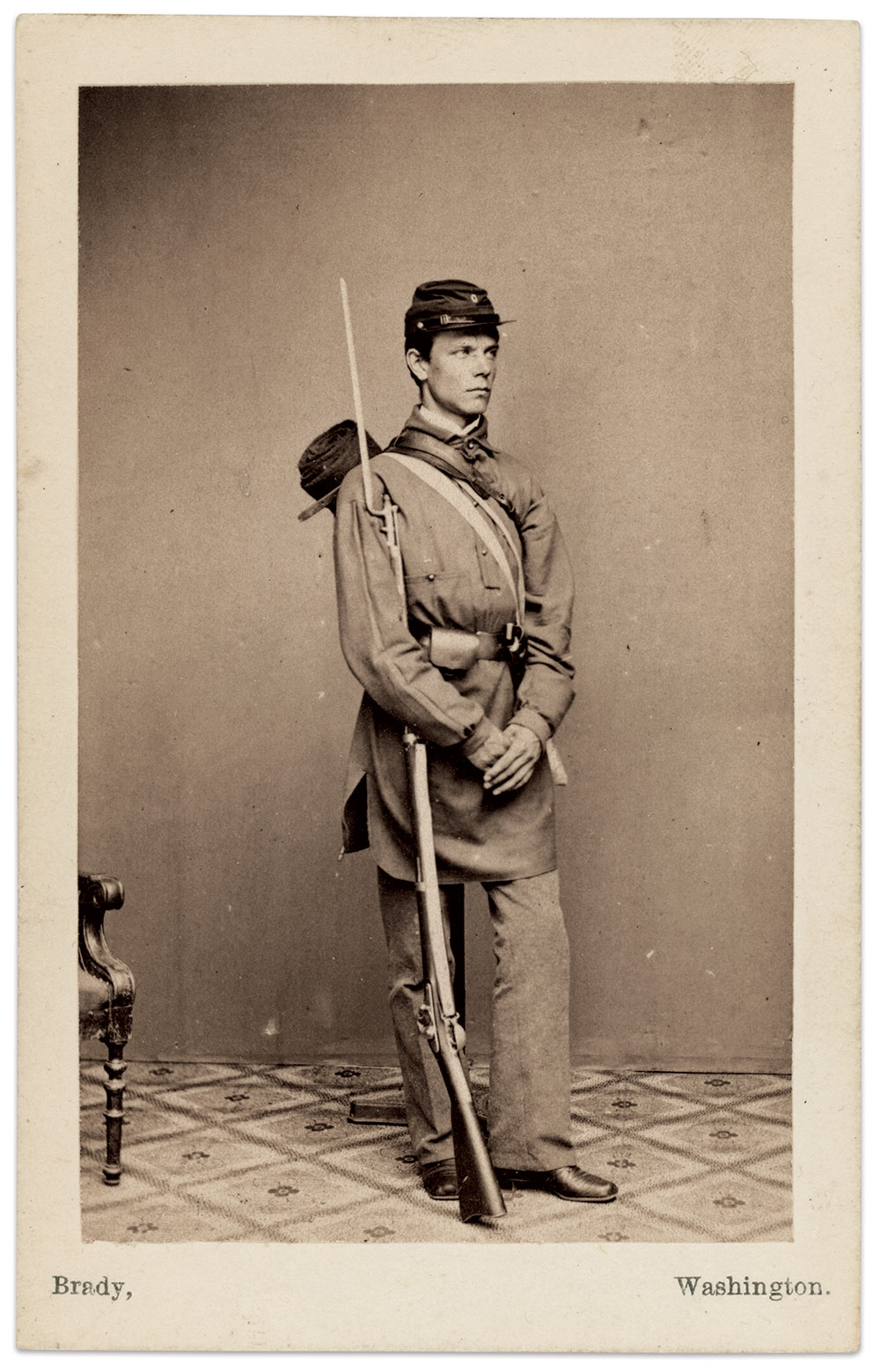 Carte de visite by Mathew B. Bradyof Washington, D.C.