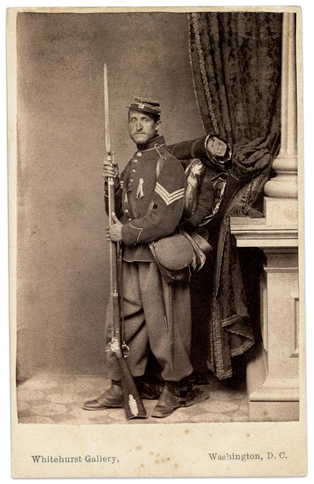 Carte de visite by Mathew B. Brady of Washington, D.C.