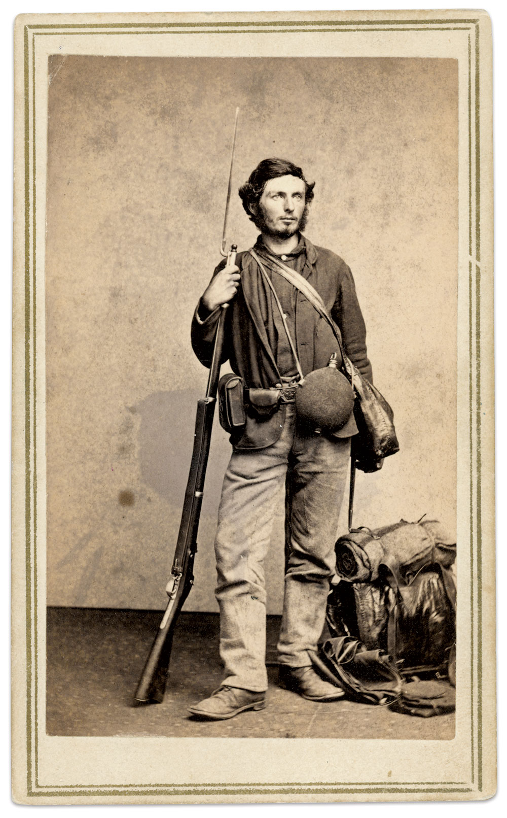 Carte de visite by Abraham Bogardusof New York City.