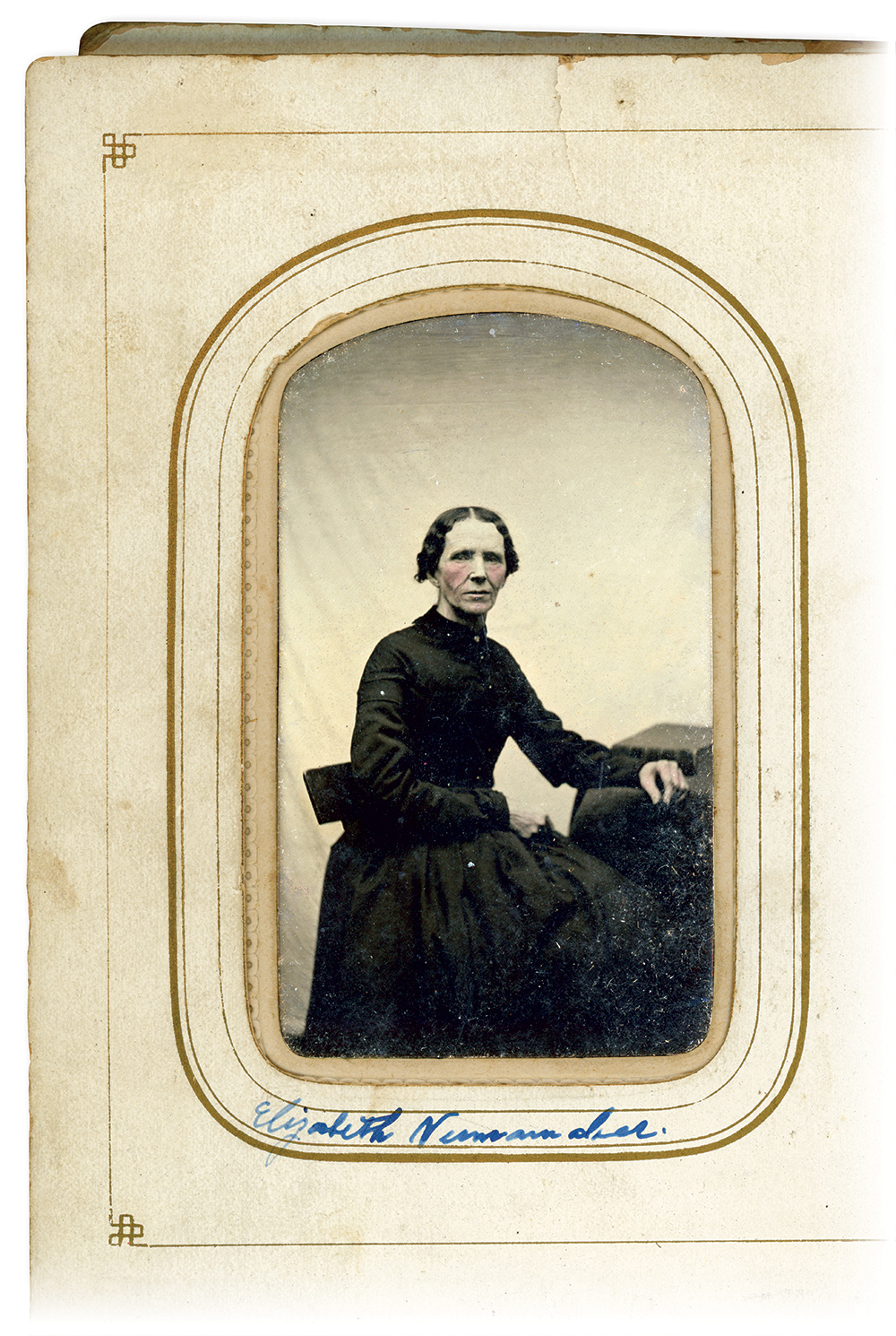 Elizabeth Nunnamaker, Mary’s mother. Carte de visite by an unidentified photographer.