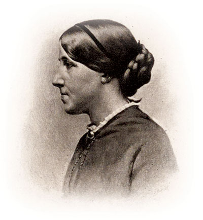 Alcott, circa 1862. Library of Congress.