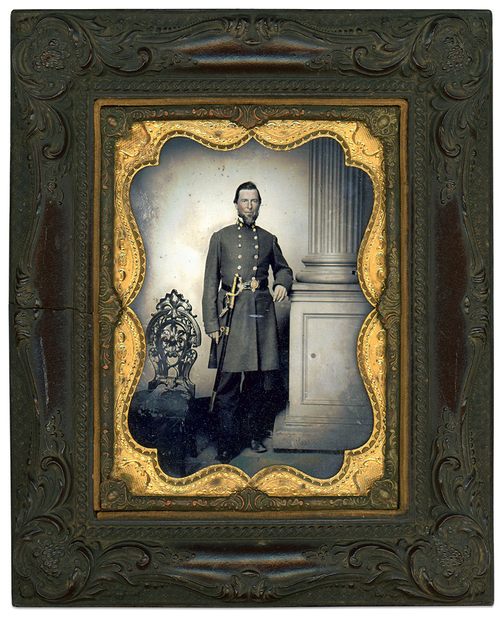 Quarter-plate tintype.