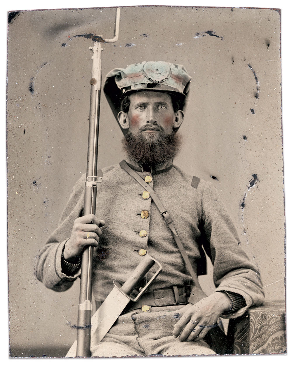 Ninth-plate tintype by an unidentified photographer.