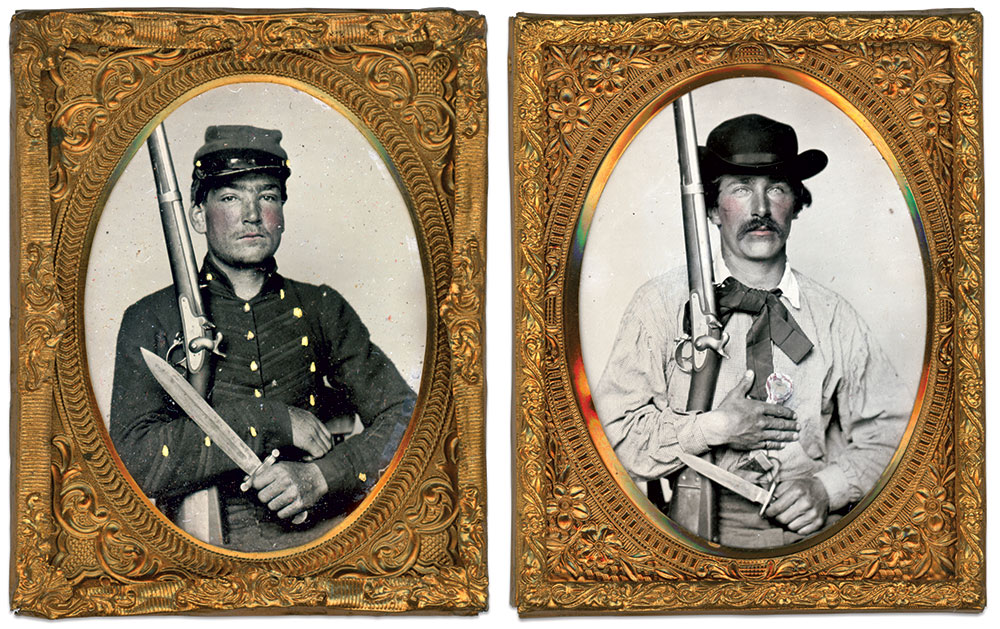 Ninth-plate ambrotypes attributed to a Staunton, Va., photographer.