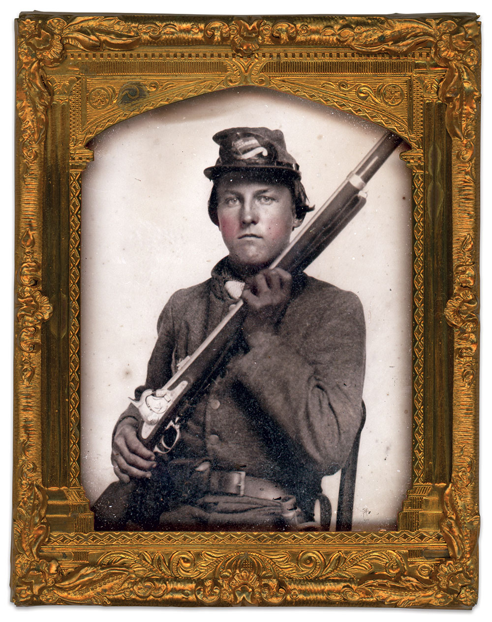 Ninth-plate ambrotype by an unidentified photographer.