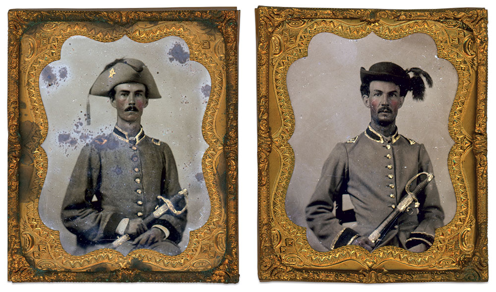 Sixth-plate tintypesby an unidentified photographer.