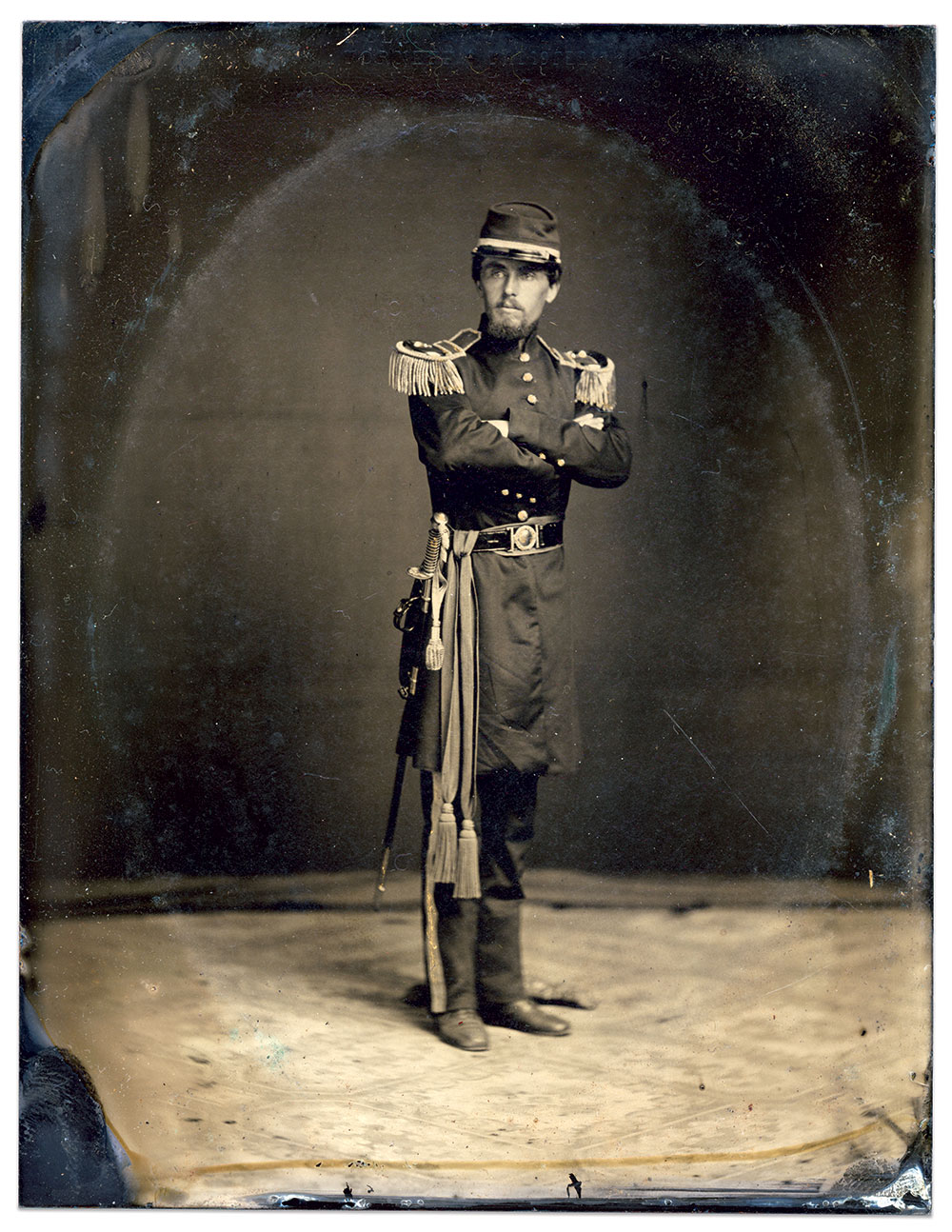 Half-plate tintype by an unidentified photographer.