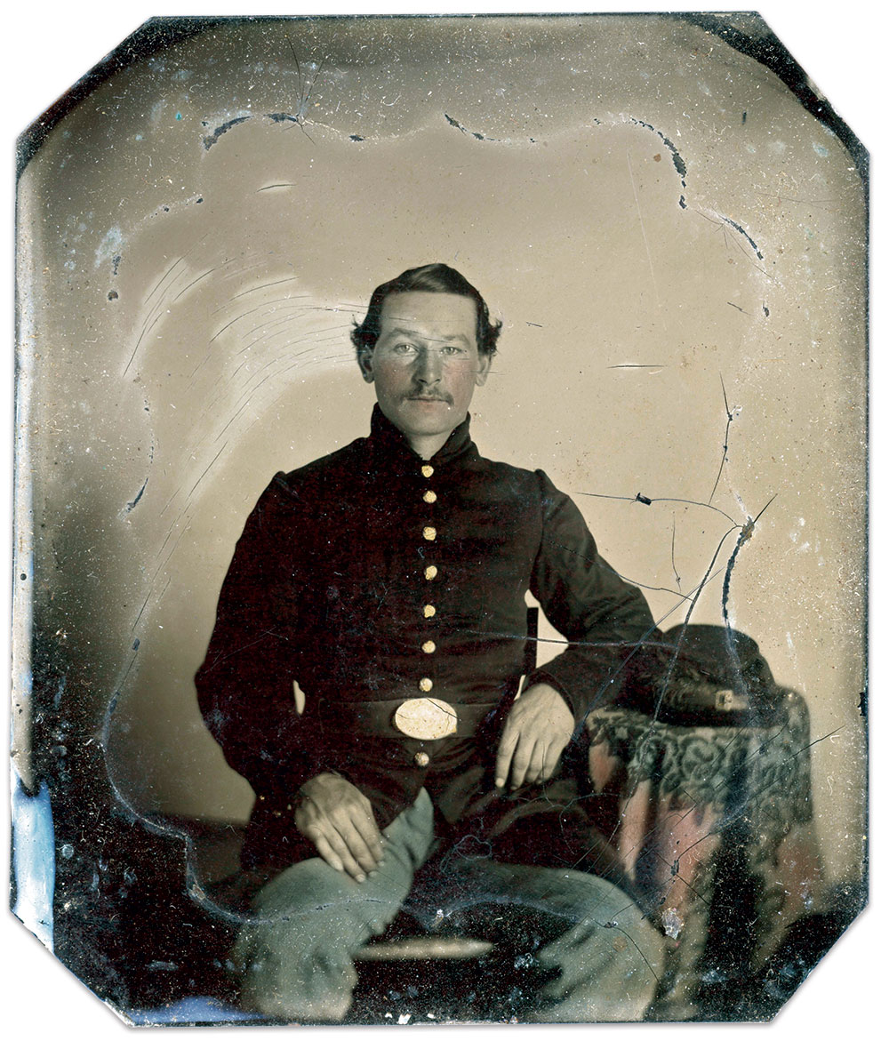 Henry pictured in late 1861 or early 1862. Sixth-plate tintype by an unknown Washington photographer.