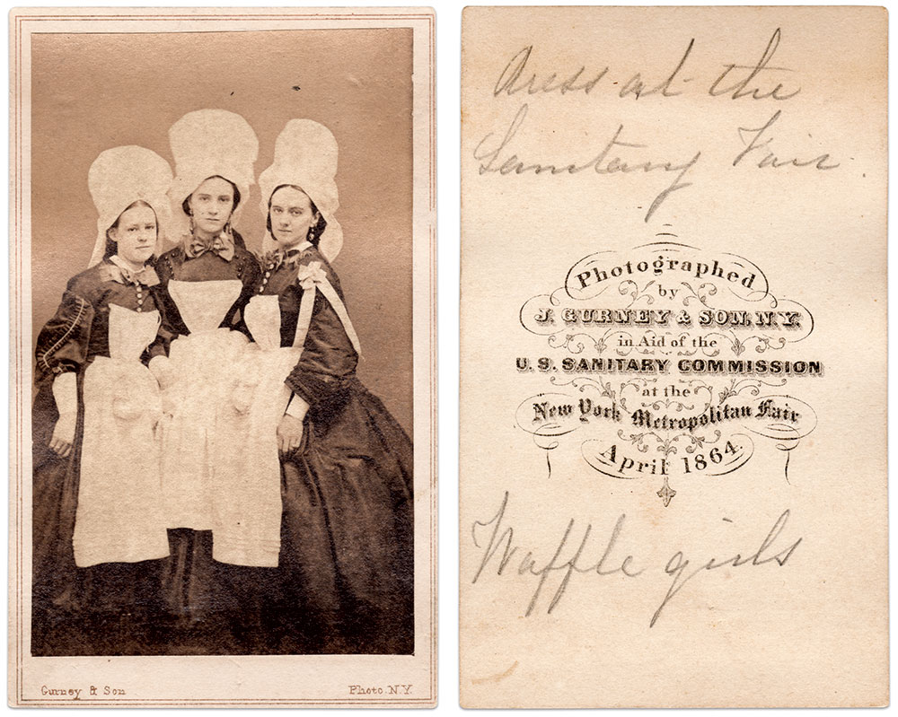 Cartes de visite by Jeremiah Gurney & Son of New York City. Author’s collection.