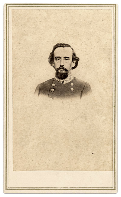 The original colonel of the 9th, James R. Chalmers, went on to a distinguished combat career and ended the war as a brigadier general. Carte de visite by Edwin and Henry T. Anthony of New York City. Paul Reeder Collection.