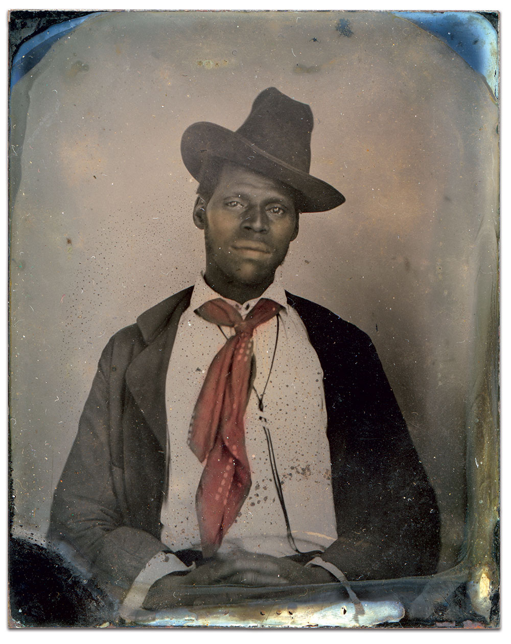 Ninth-plate tintype by an unidentified photographer. Craig James Collection.