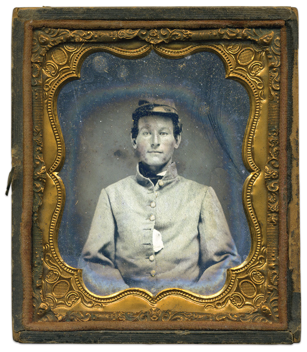 Sixth-plate ambrotype by unidentified photographer.