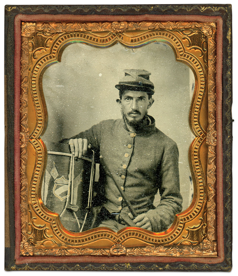 Sixth-plate ambrotype by an unidentified photographer.
Ronnie Townes Collection.