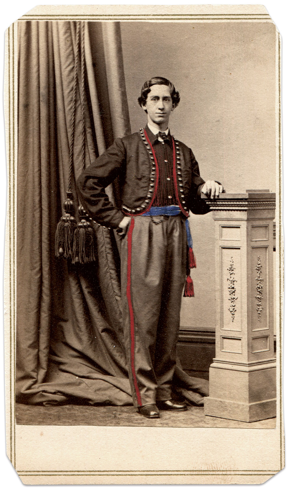Carte de visite by Davis of Hartford, Conn. Steven Karnes Collection.