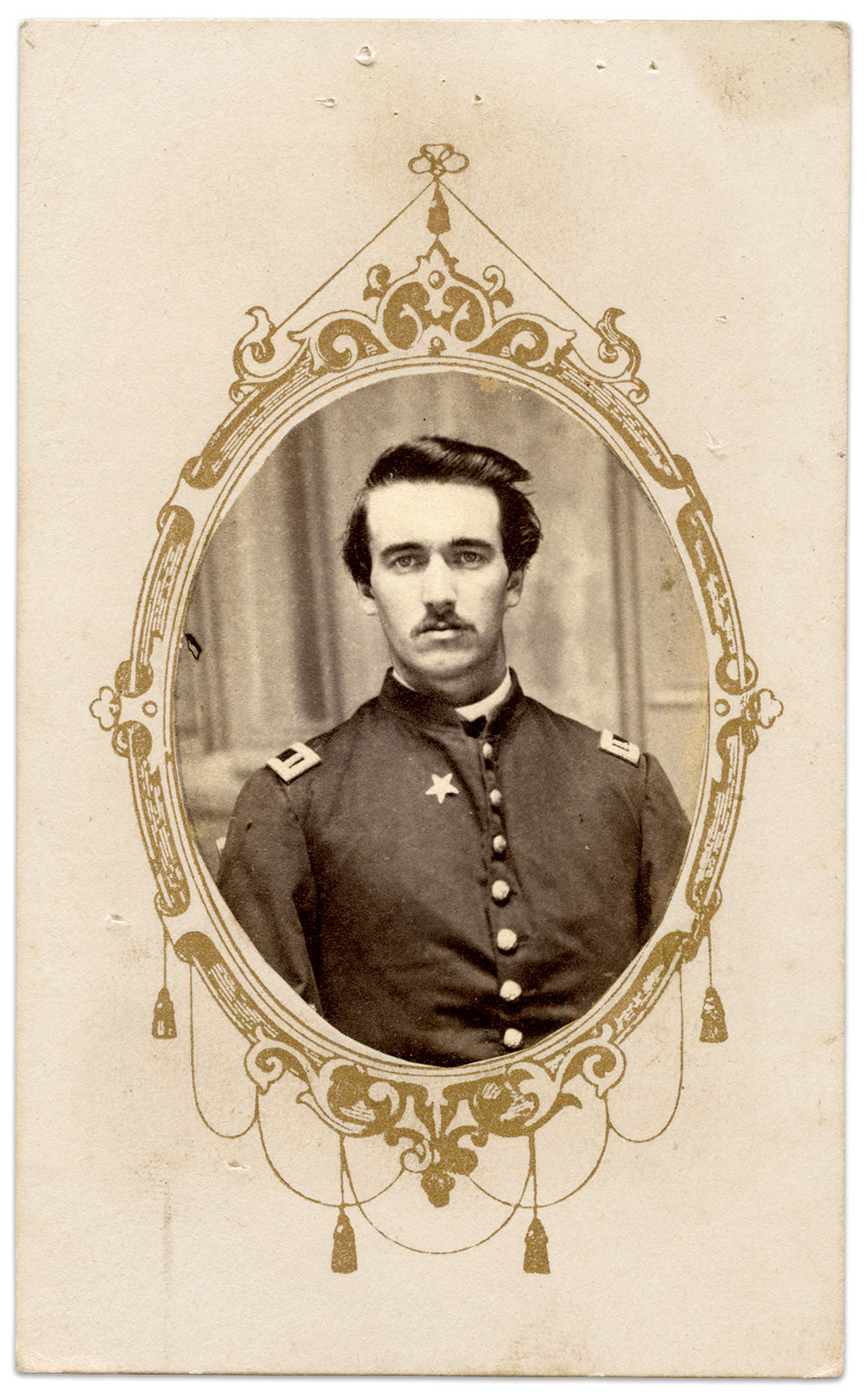 Carte de visite by an unidentified photographer. Rick Brown Collection of American Photography.