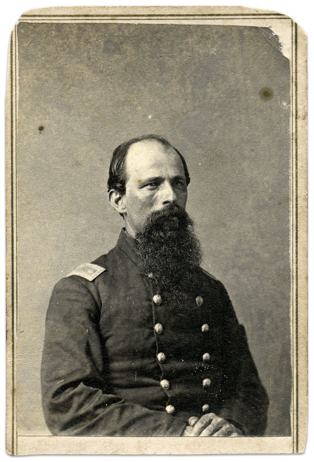 Carte de visite by Algenon S. Morse of Nashville, Tenn. Ronald S. Coddington Collection.