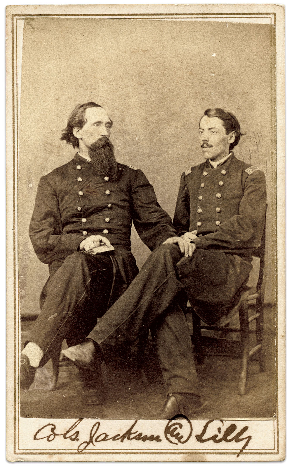 Carte de visite by Charles N. Bean of Vicksburg, Miss. Rick Brown Collection of American Photography.