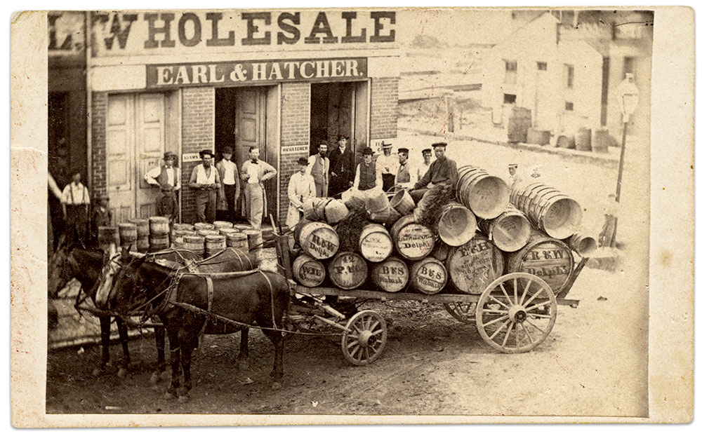 Carte de visite by D.R. Clark of Lafayette, Ind. Rick Brown Collection of American Photography.