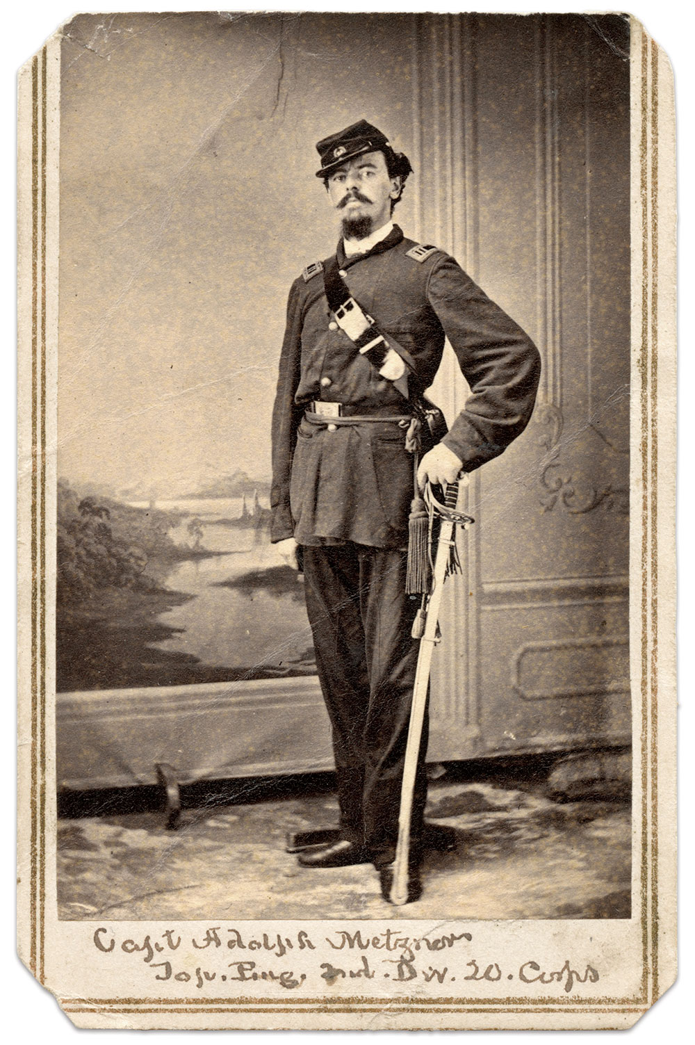 Carte de visite by an unidentified photographer. Rick Brown Collection of American Photography.