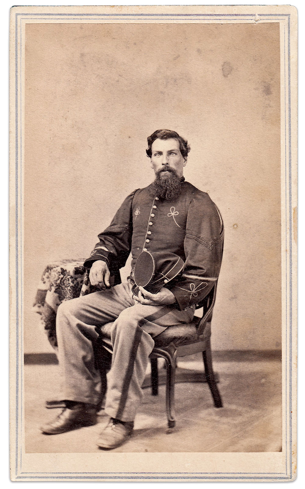 Carte de visite by an unidentified photographer. Scott Valentine Collection.
