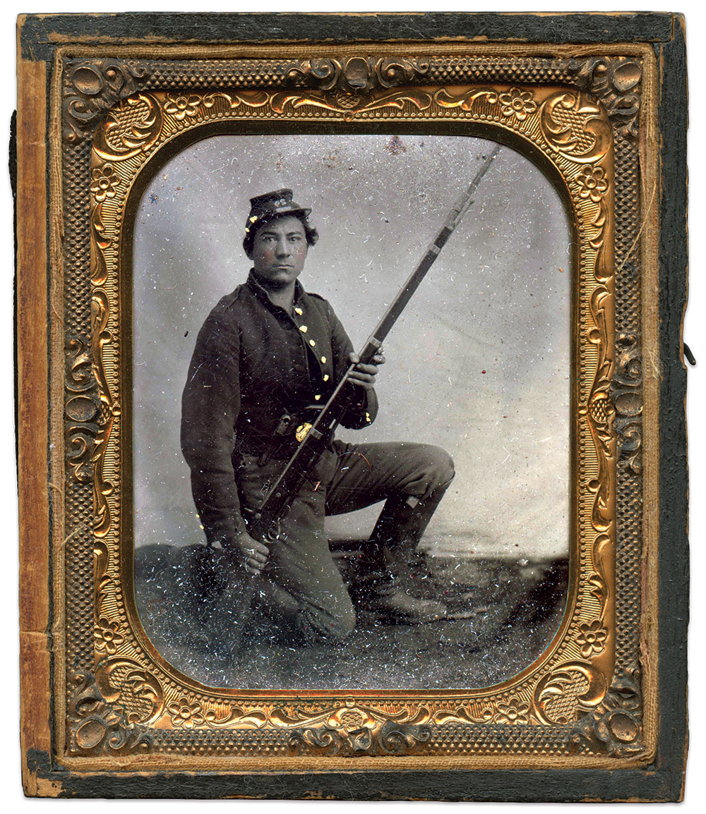 Sixth-plate tintype by an unidentified photographer. Rick Brown Collection of American Photography.