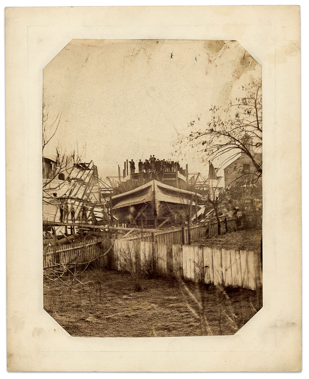 Albumen print attributed to a photographer in New Albany, Ind. Dale Niesen Collection, formerly in the collection of the late Bill Christen. 