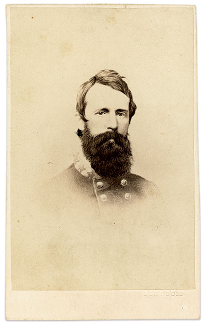 Confederate Brig. Gen. James J. Archer, captured by the Iron Brigade. Carte de visite by Henry Pollock of Baltimore, Md. Jonathan Beasley Collection.