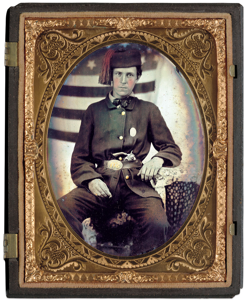 Quarter-plate ambrotype by an unidentified photographer.The Liljenquist Family Collection at the Library of Congress.