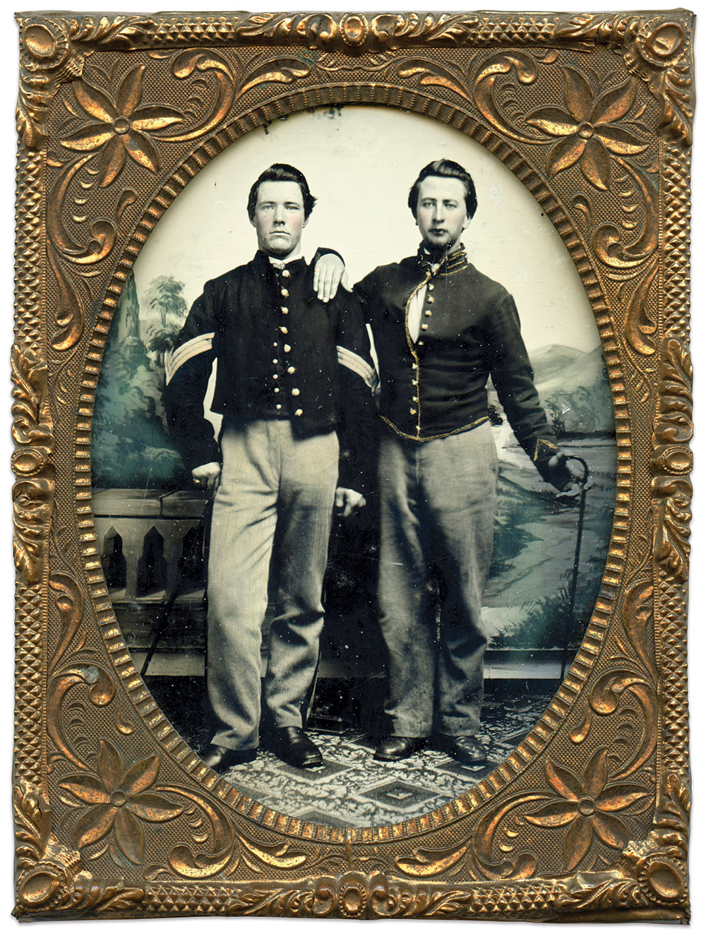 Quarter-plate ambrotype by an unidentified photographer. Paul Russinoff Collection.