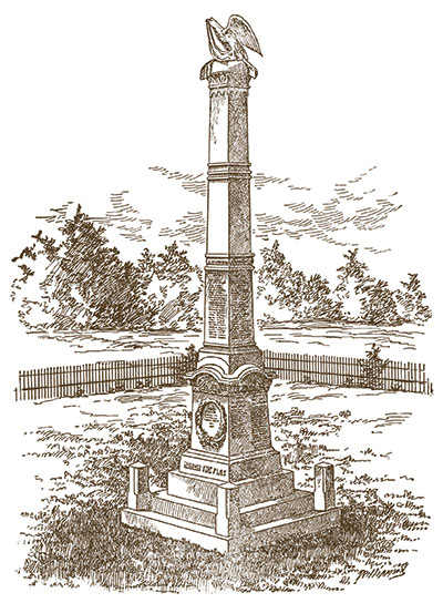 Engraving from the 58th’s regimental history. Internet Archive.