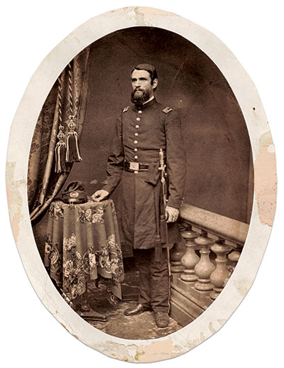 Assistant Surg. Hurd, circa 1861. Albumen print by an unidentified photographer. Dr. Gordon E. Dammann Collection.