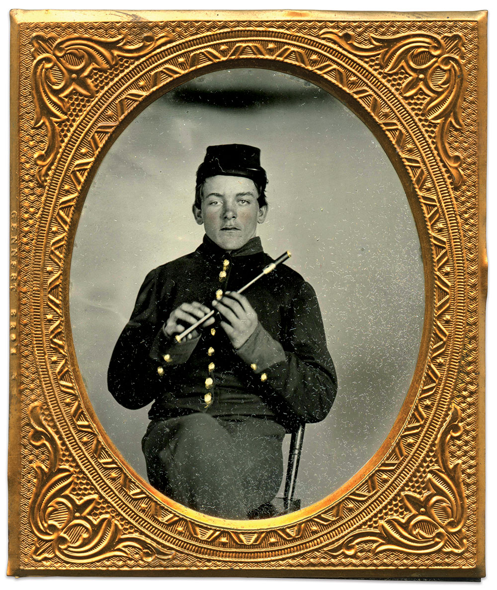 Sixth-plate tintype by an anonymous photographer. Paul Russinoff Collection.