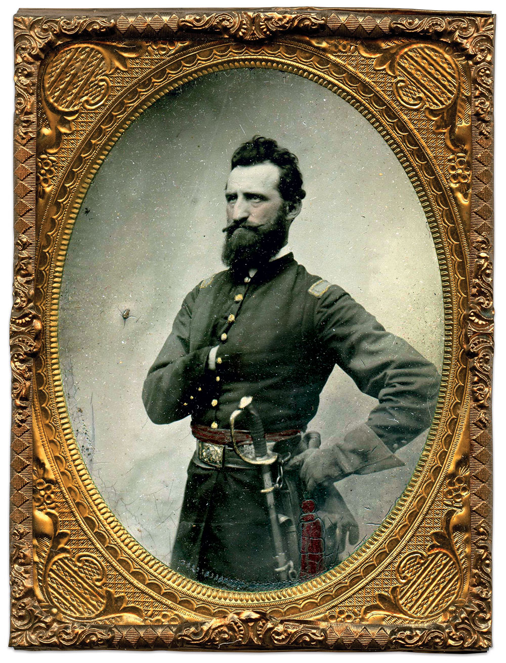 Quarter-plate tintype by an anonymous photographer. Rich Jahn Collection.