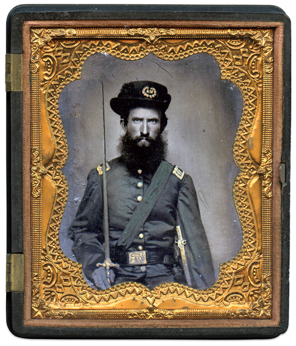 Sixth-plate tintype by an unidentified photographer. Rick Brown Collection of American Photography.