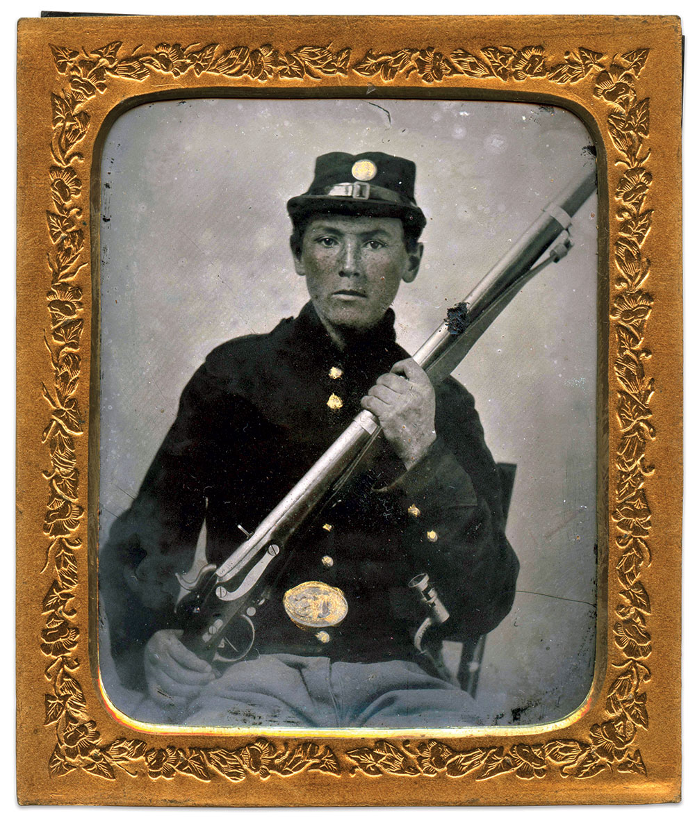 Sixth-plate tintype by an anonymous photographer. Paul Russinoff Collection.