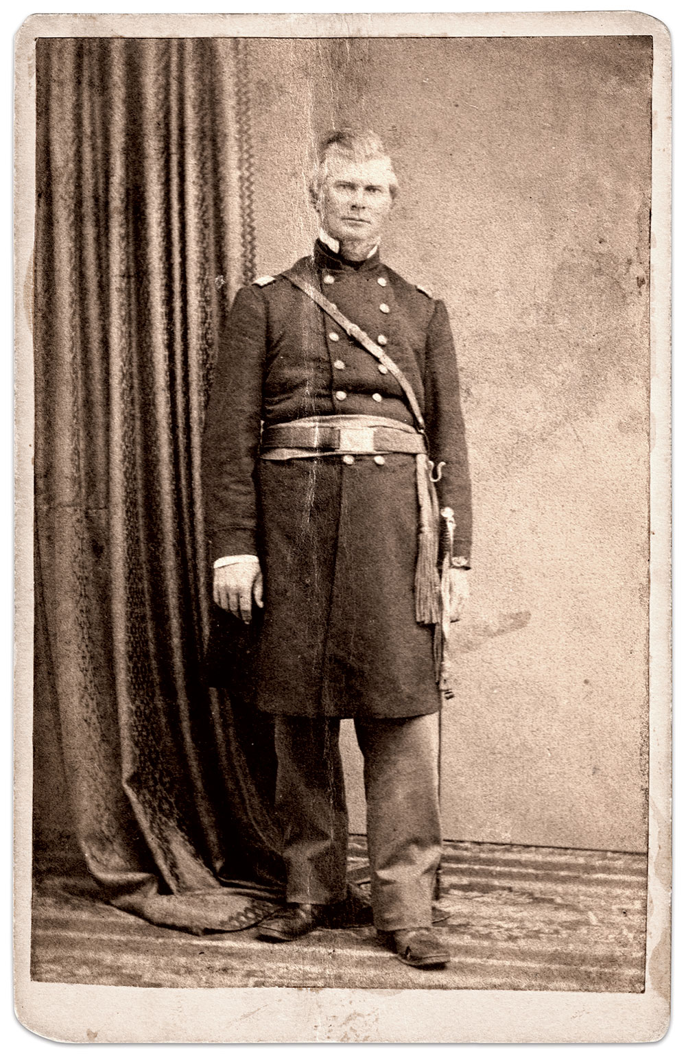 Carte de visite by G.A. Vallett of Kingston, N.Y.