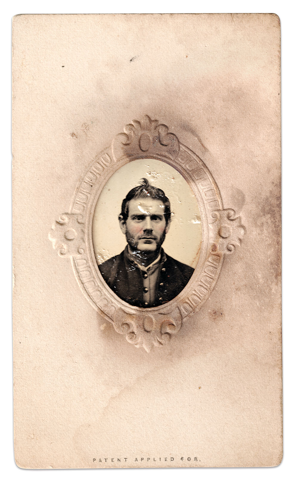 Tintype in an album-sized envelope by an unidentified photographer.