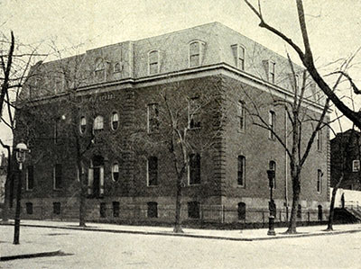 The first free school for Black children in Little Ebenezer Church. Print by an unidentified photographer. DC Public Library.