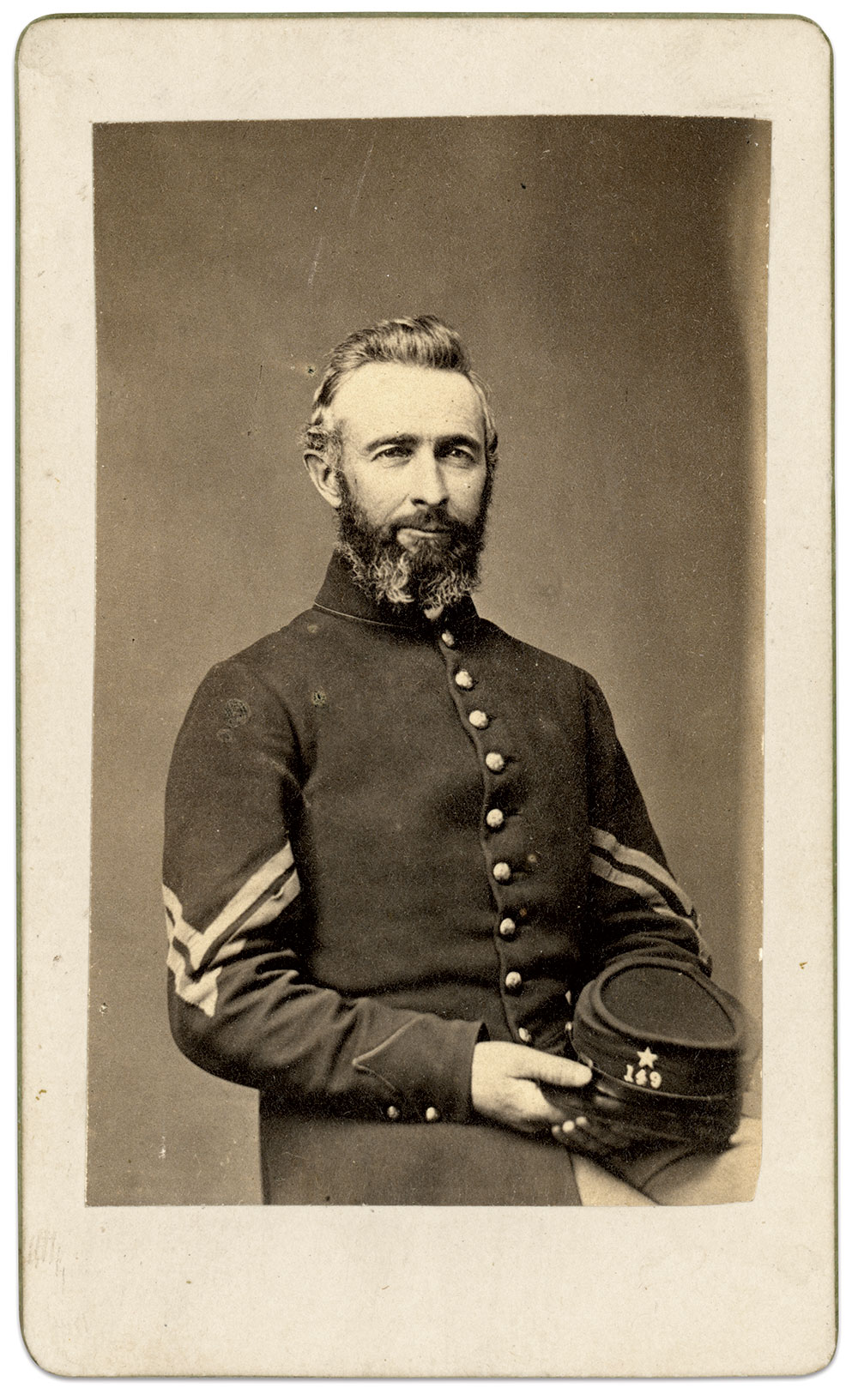 Postwar carte de visite by an unidentified photographer. Charles T. Joyce Collection.
