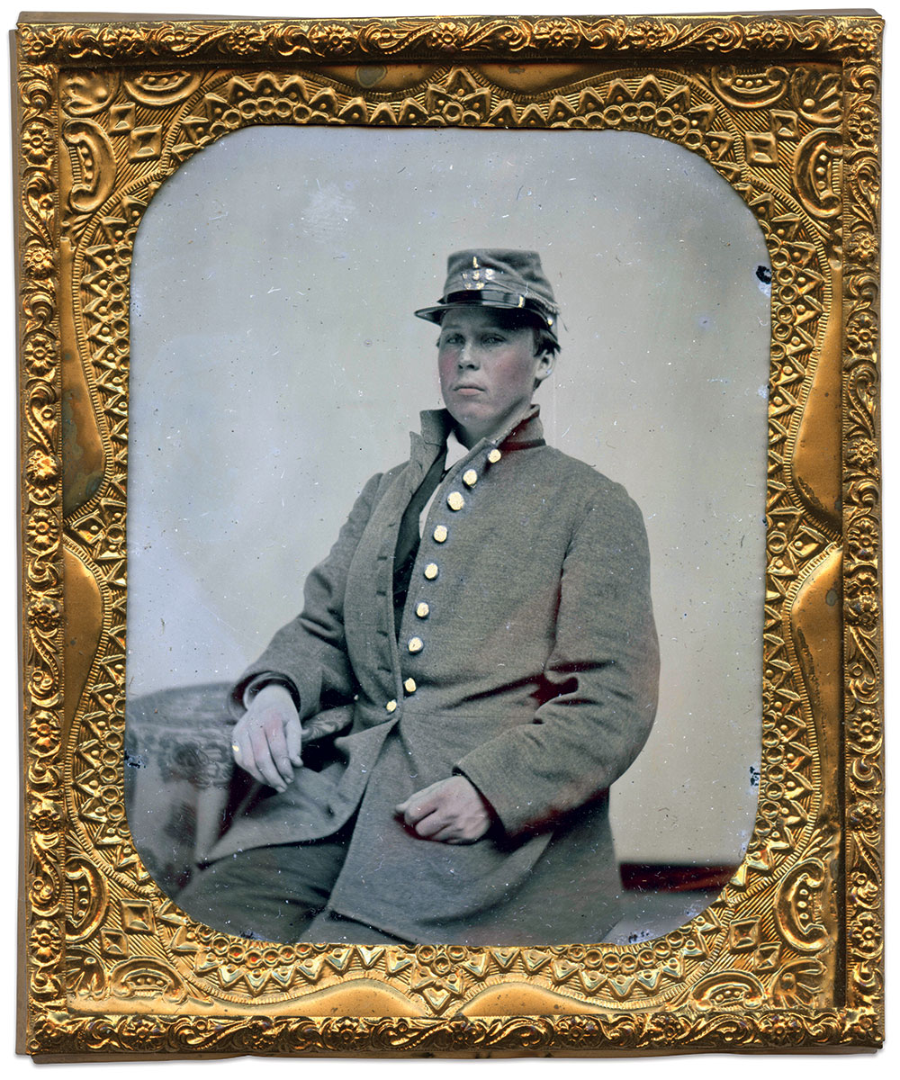Sixth-plate ambrotype by an unidentified photographer. Rick Brown Collection of American Photography.