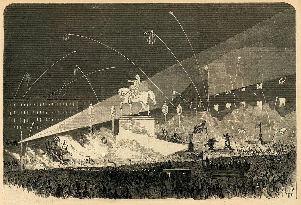 New York City’s 1858 transatlantic cable celebration inspired Coston. Military Images.