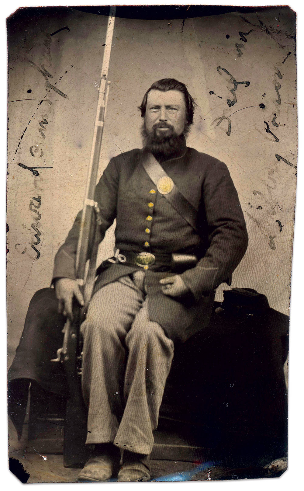 Quarter-plate tintype by an unidentified photographer. Paul Russinoff Collection.