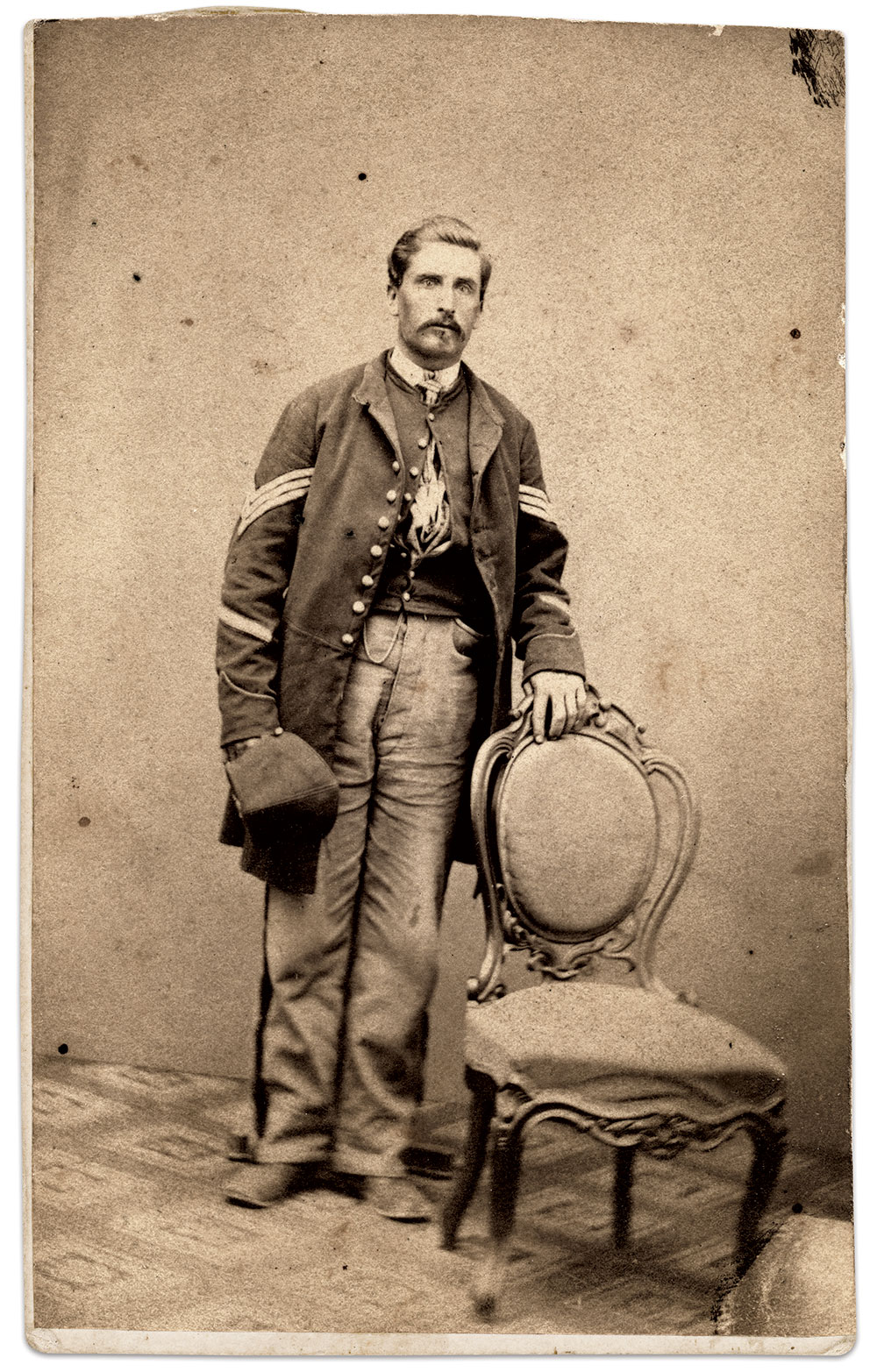 Carte de visite by H. Bishop of Chambersburg, Pa. Dale R. Niesen Collection.