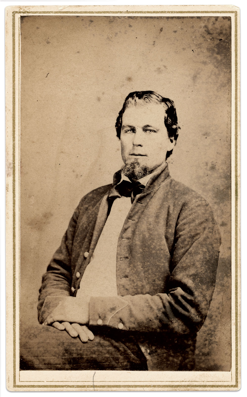 Carte de visite by an unidentified photographer. Dale R. Niesen Collection.