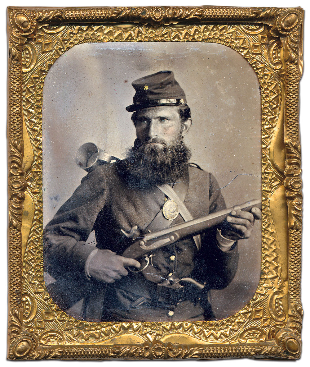 Sixth-plate tintype by an unidentified photographer. Dan Schwab Collection.